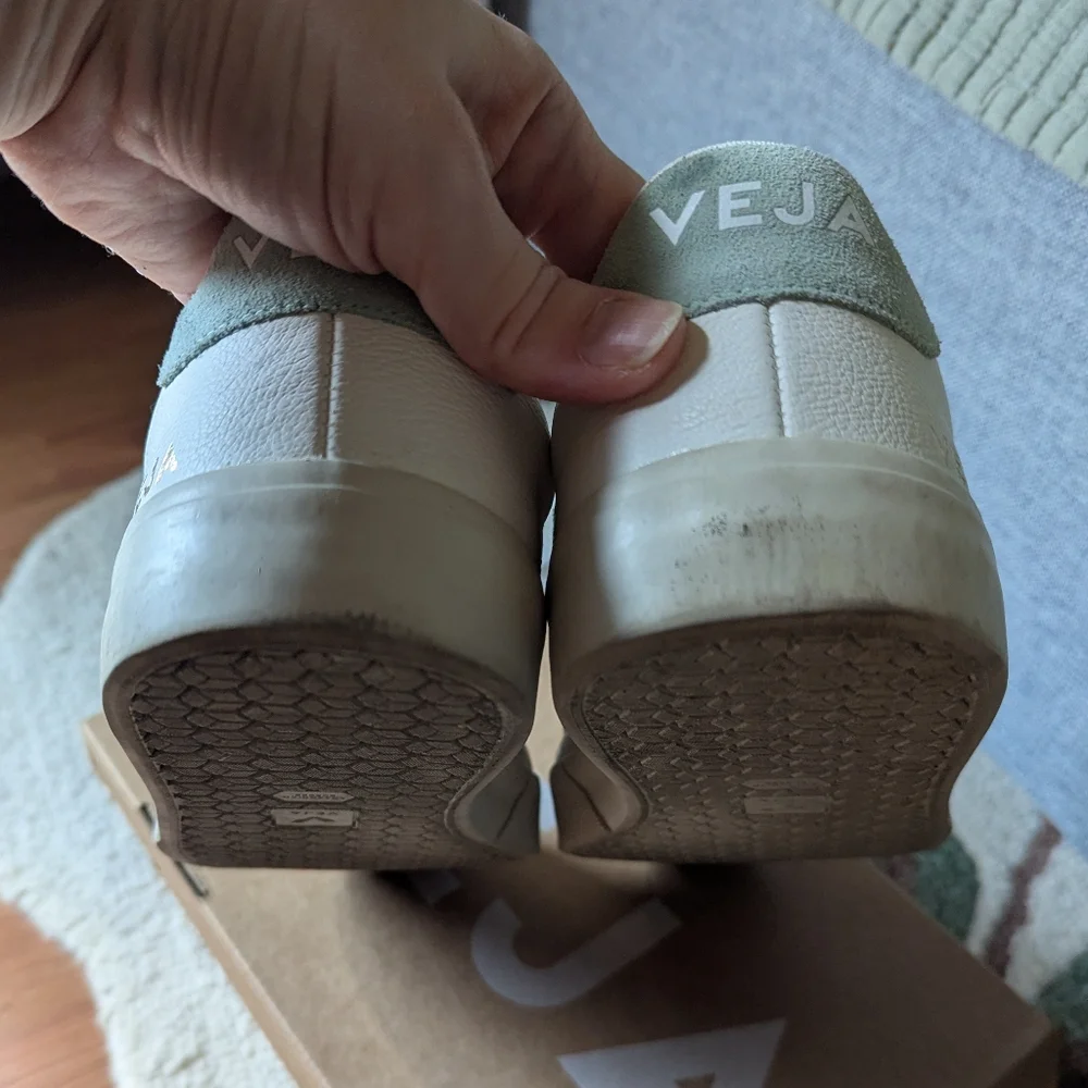 Veja Campo Extra White & Matcha Size 9 Womens White and Green Sneakers - Picture 5 of 14